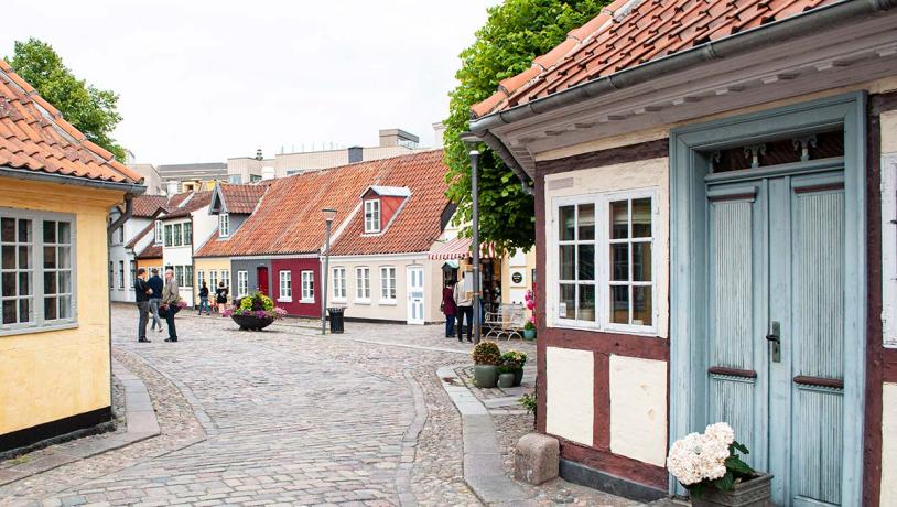 Hans Jensens Stræde retning mod centrum