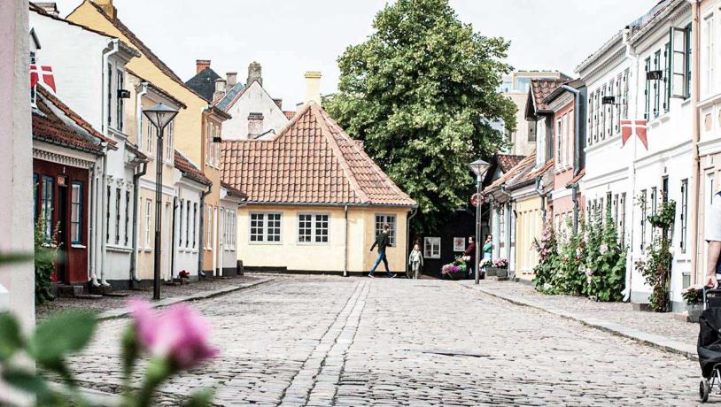 Spazieren Sie zu  Hans Christian Andersens Geburtshaus