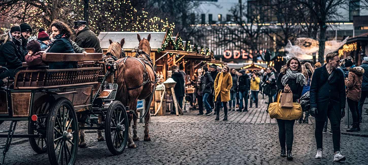 Kutschenfahrt am Weihnachtsmarkt