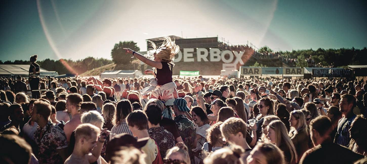 Guter Stimmung auf Tinderbox Musikfestival