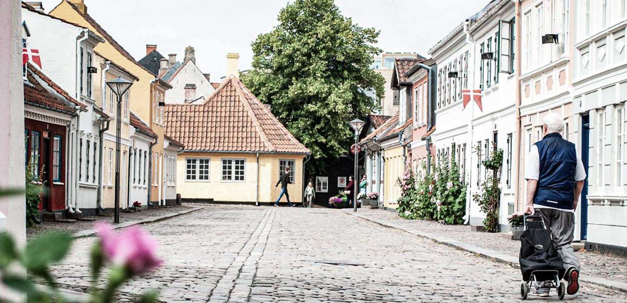 Spazieren Sie zu  Hans Christian Andersens Geburtshaus