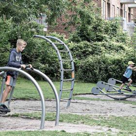 Fitnessgeräte in der Paaskestræde