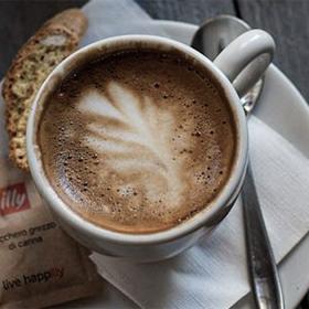 Schöner Kaffee bei Fredos Coffee Right