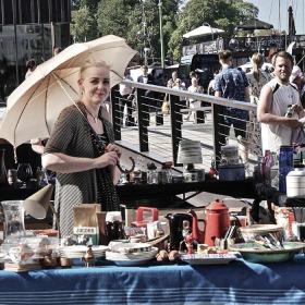 Flohmarkt am Odense Hafen