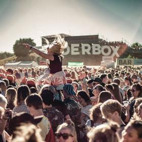 Guter Stimmung auf Tinderbox Musikfestival