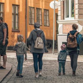 Familie i Påskestræde