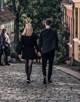 Ein Pärchen in Paaskestræde