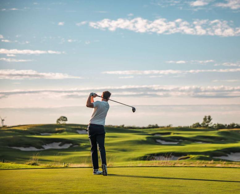 Golfspiller på Great Northern